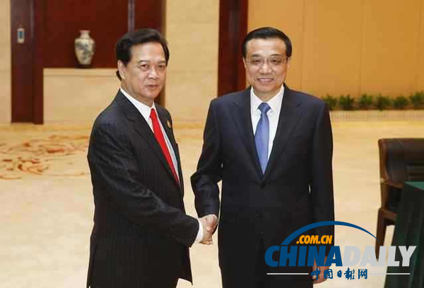 李克強會見東盟國家領(lǐng)導(dǎo)人