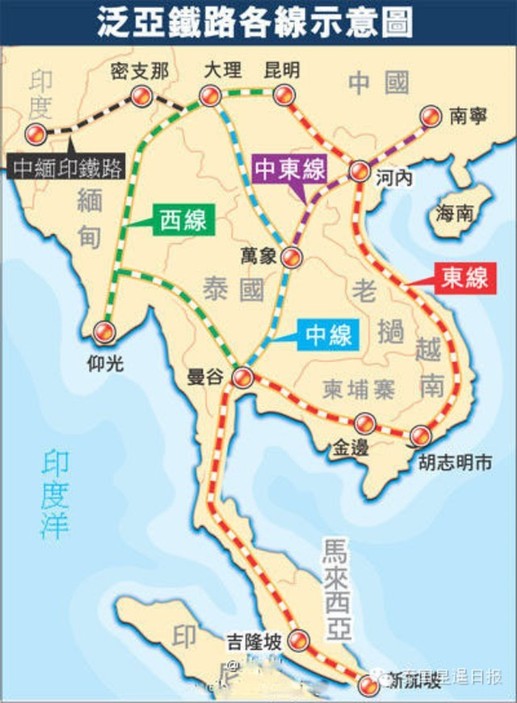 泰國(guó)批準(zhǔn)高鐵直通中國(guó) 或永久改變東南亞格局