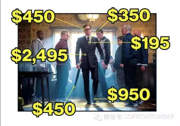 “王牌特工”的一身行頭到底值多少錢？