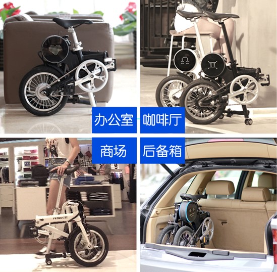 隨行所欲，騎達(dá)發(fā)布直立推行、自帶表情、自帶座椅的便攜助力自行車
