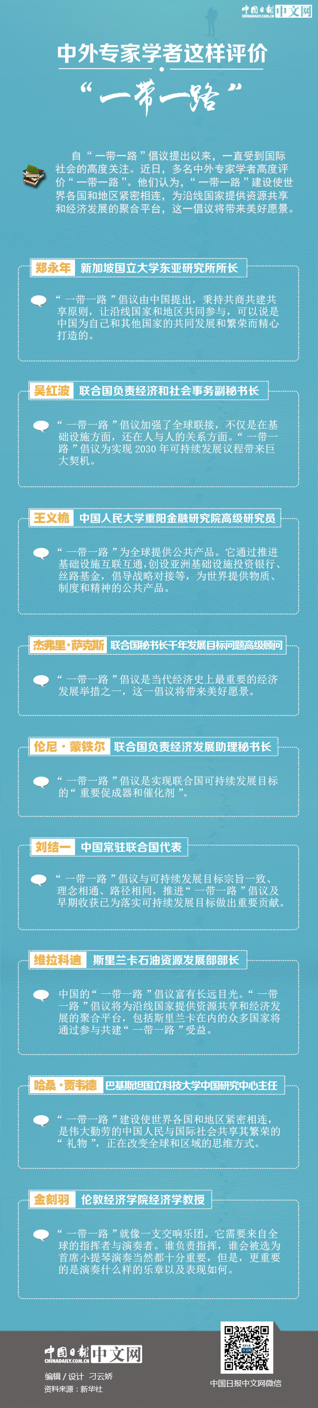 中外專(zhuān)家學(xué)者這樣評(píng)價(jià)“一帶一路”