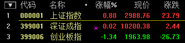 滬指尾盤(pán)翻綠跌超1% 深成指跌破1萬(wàn)點(diǎn) 創(chuàng)業(yè)板大跌超5%